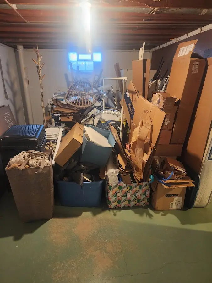 Roll-off dumpster container at job site for Construction Dumpster Rental in Blackman